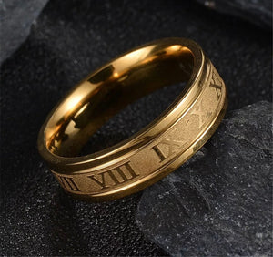 Roman Numeral Men's ring